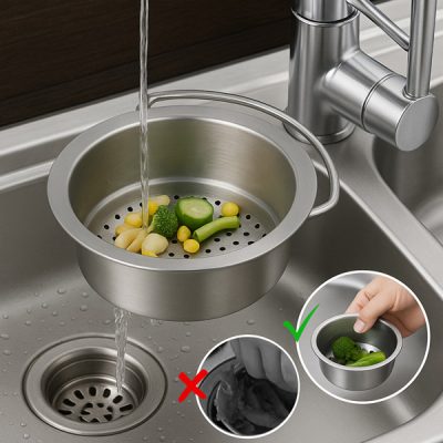 Coș de scurgere pentru chiuvetă | EVOSINK