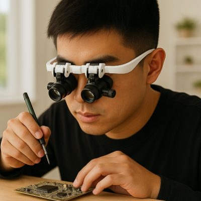 Ochelari cu lupă LED | GLAZOOM